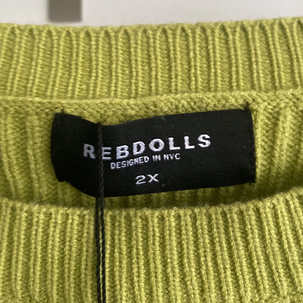 REBDOLLS | Ribbed Cropped Sweater - Picture 7 of 8
